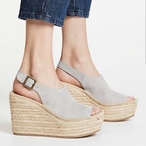NWT Anthropologie Soludos Sevilla Espadrilles Platform Wedge